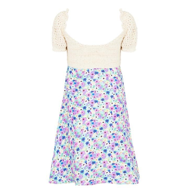 Rixo Crochet Pearl Floral Mini Dress BNWT UK12 | eBay UK