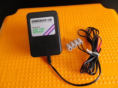 NT 24: Netzgerät f. CEV 100 MPLCD / 1122-46, Chr. Emmerich PRI: 230 V-50Hz, SEC: