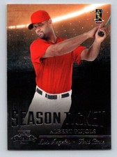 2011 Playoff Contenders Season Ticket-  #12 Albert Pujols FREE SHIPPING!