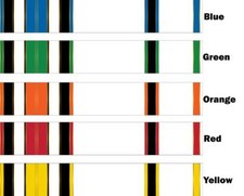 White Water Archery Traditional 3 Crest Arrow Wrap 15 pk Choose Length Width