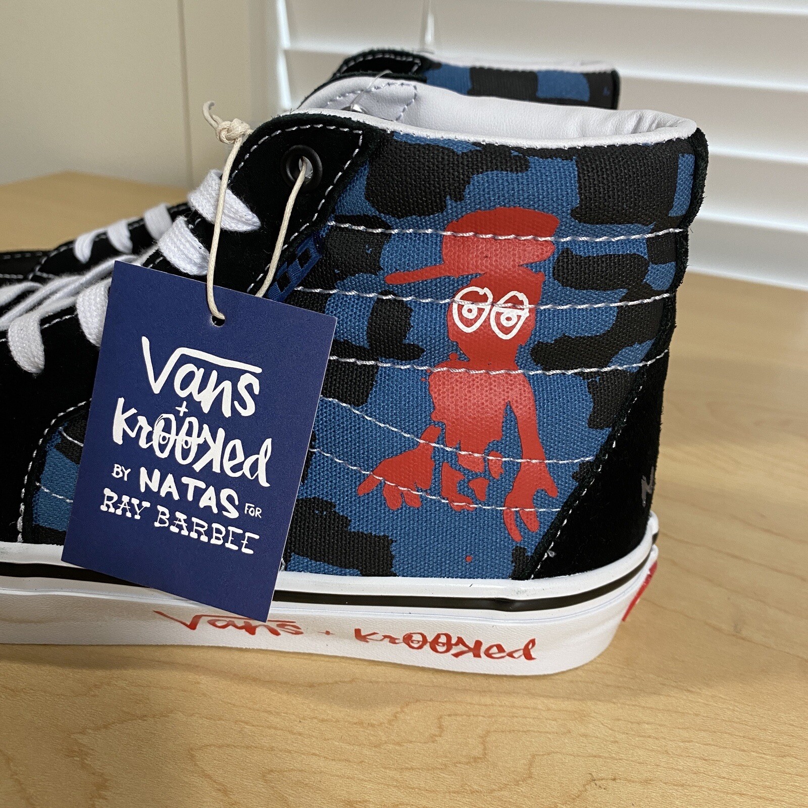 Size 8 - VANS Sk8-Hi Skate x Krooked Natas For Ray Barbee 20