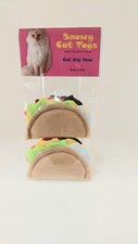 Cat Nip Taco 2 Pack Snowy Cat Toys Made in USA