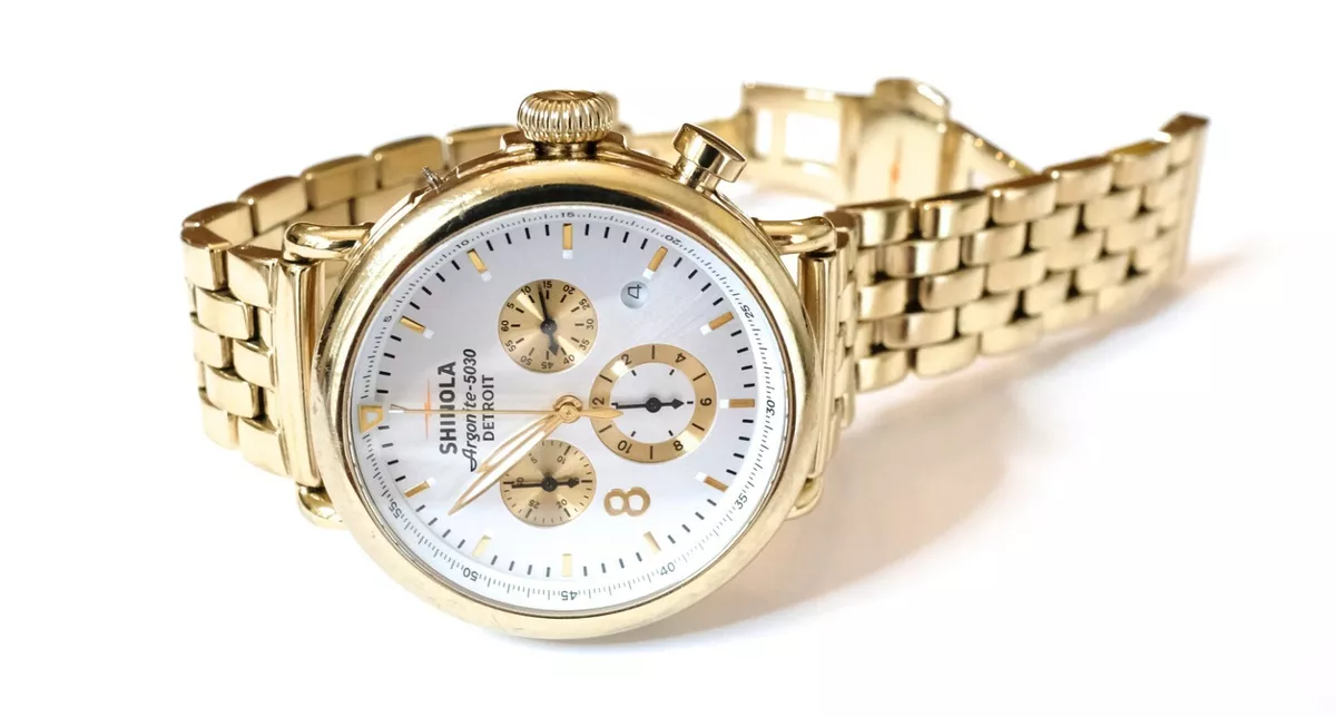 Shinola argonite top 5030 chronograph