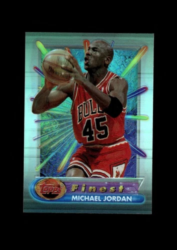 1994-95 Topps Finest: #331 Michael Jordan Refractor VG-VGEX (crease)