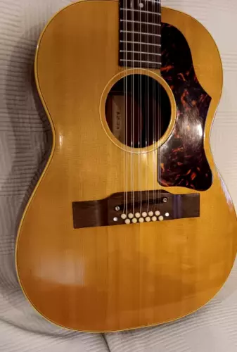 GIBSON 1962 B-25-12 / Co. Adj. Saddle; 24 3/4 scale; Pro Luthier restore 4/2025