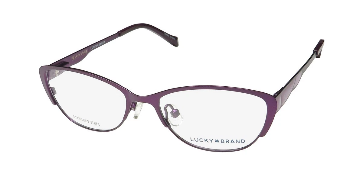 NWT Rxable Lucky Brand 734 Purple Havana Eyeglass Frames D204 Eyeglasses - Lucky Brand Authorized Retailer  main image 2