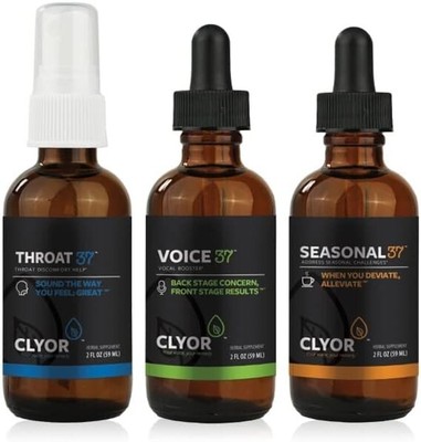 Fast-Acting Natural Remedies for Vocalists: Throat37, Voice37 & Seasonal37