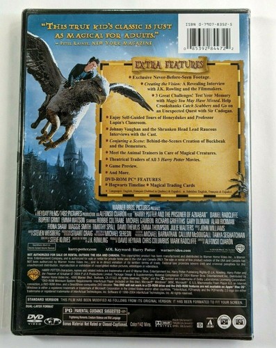 Harry Potter and the Prisoner of Azkaban (DVD 2004) 2-Disc Set NEW - Picture 2 of 4
