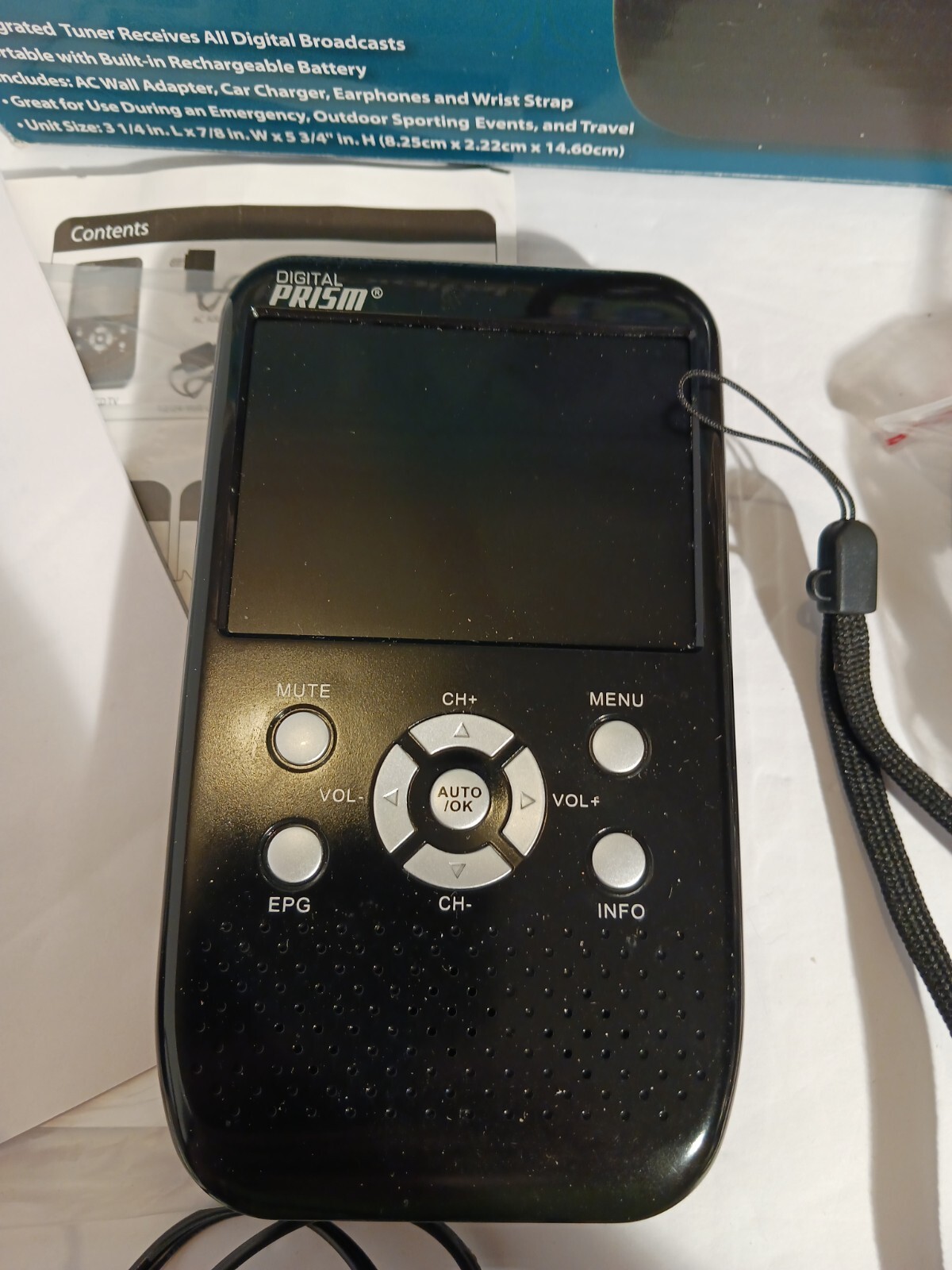 Digital Prism 3.5 Inch Handheld Digital LCD TV TESTED WORKS eBay