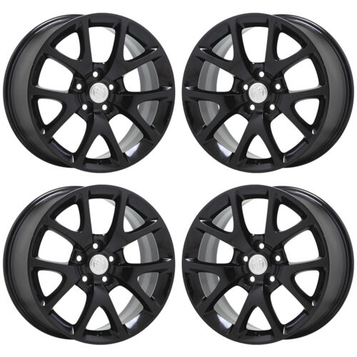 19" Buick Lacrosse Regal Gloss Black wheels rims Factory OEM set 4108 EXCHANGE