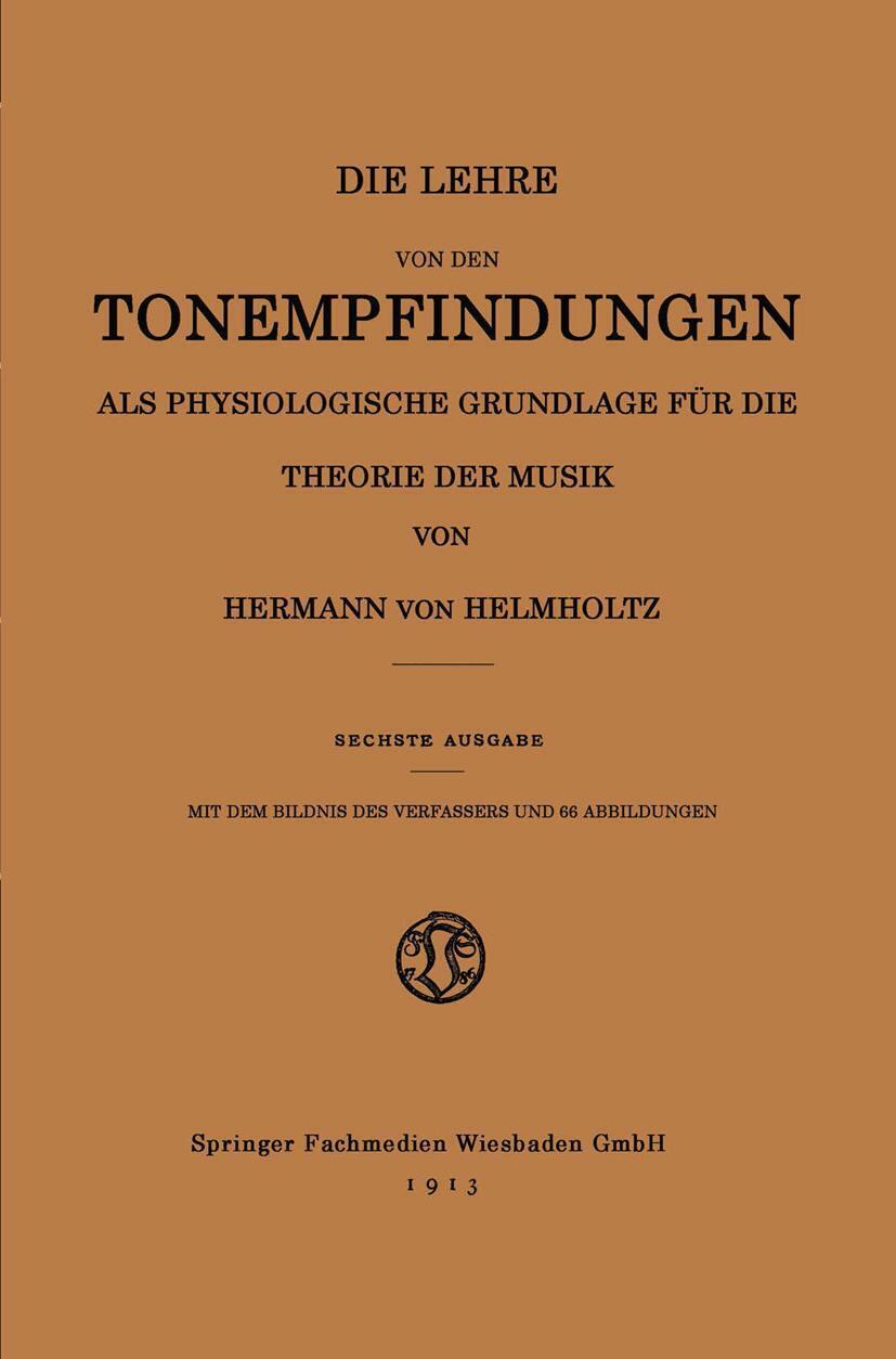 Thumbnail - Die Lehre Von Den Tonempfindungen Als Physiologische Grundlage Für Die