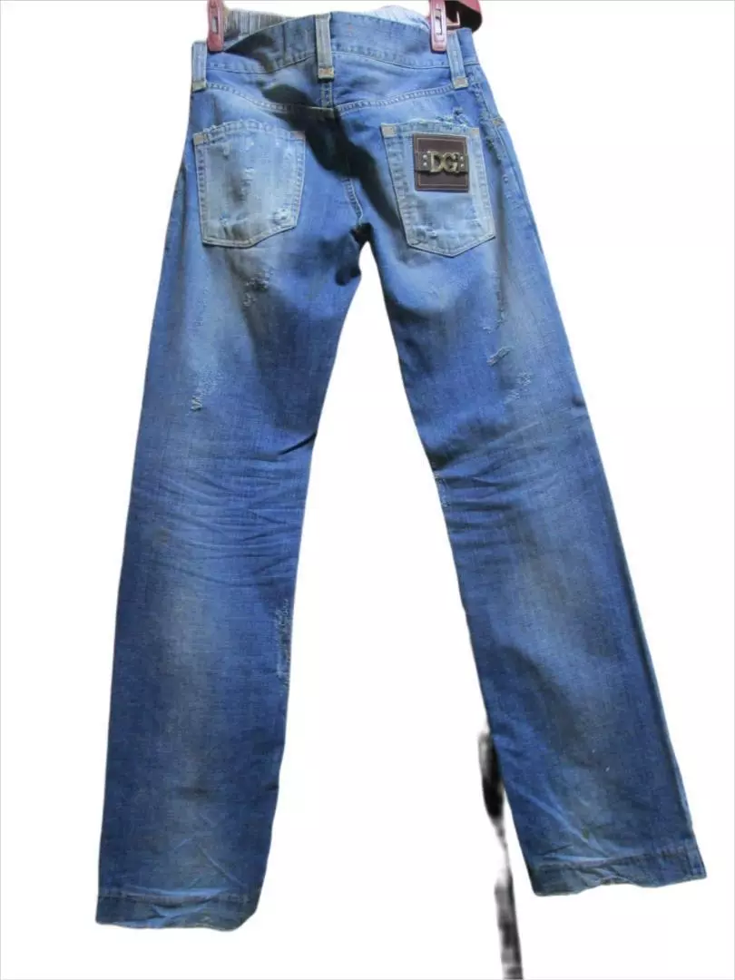 Dolce&Gabbana 14 classic 100% Cotton Damaged Denim Pants Jeans 44 Dolce&Gabbana 14 classic 100% Cotton Damaged Denim Pants Jeans 44
