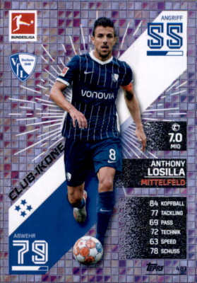 Match Attax EXTRA 2021/2022  Nr.487 - Anthony Losilla - Club-Ikone