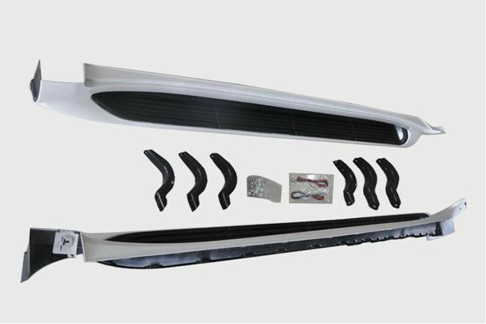 Se adapta a Lexus LX570 J200 2007-2023 estribo lateral barra Nerf con luz Foto 2 de 4