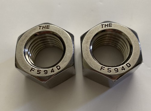 Lot Of 10 New Fastenal 3/4"-8 Stainless Steel Finished Hex Nut  THE F594D - Picture 1 of 3