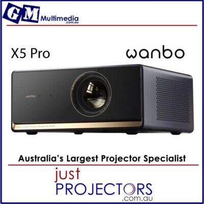 Wanbo X5 Pro Smart LED Projector with Android 11 from Just Projectors. Brand New