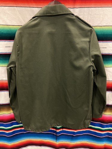 Vintage 70s Weather Jack Ely Walker Outdoors Chore Barn Jacket Medium 22x29 - Picture 6 of 6