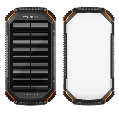 Cygnett ChargeUp OutBack 20K mAh Outdoor Solar Power Bank - Black - 第 3/4 張圖片