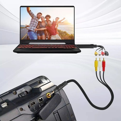 USB 2.0 Video Capture Card Adapter AV to Digital Converter for VHS DVD Record - Picture 10 of 12