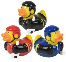 2" Hockey Rubber Ducks - 12 Piece Assortment