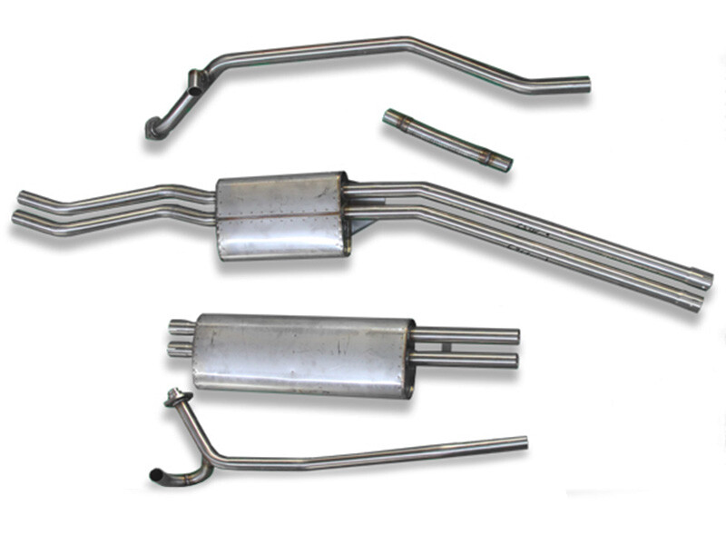 Edelstahl Auspuff Auspuffanlage Handmade Germany für Mercedes W109  