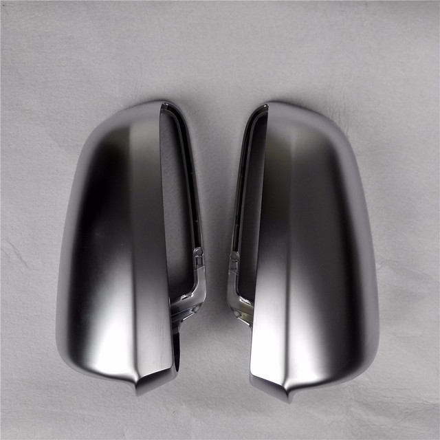 for Audi A4 B7 car mirror cover housing electroplating alu matt silver