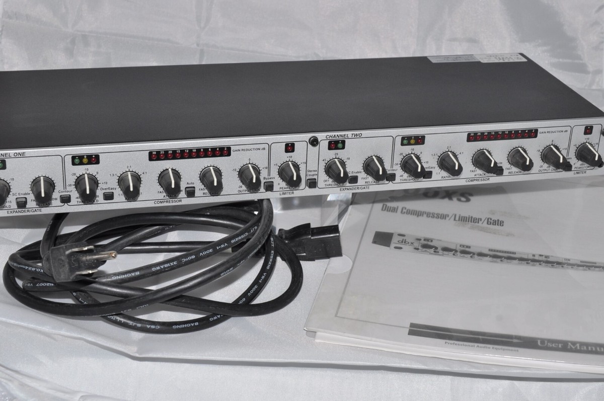 dbx 166 xs Professional Audio Compressor/Limiter/Gate Free
