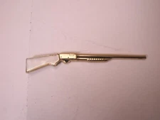 Pearl Stock Pump Shotgun Rifle Vintage SWANK Tie Bar Clip duck bird hunter