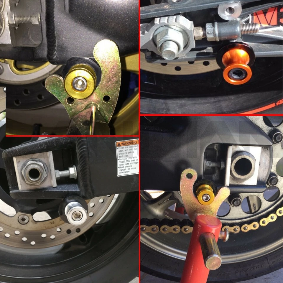 Tornillo de carretes deslizantes CNC basculante para motocicleta 8 mm para BMW S1000R S1000XR Foto 3 de 4