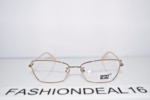 Nuevas gafas Montblanc auténticas MB 378 doradas MB378 028 53-16-135 RX - Imagen 4 de 7