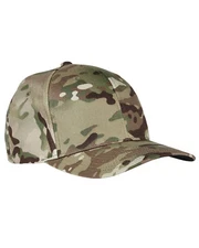 3 Pack Of Flexfit 6277MC Unisex Hat Black Undervisor Headwear Multicam Cap