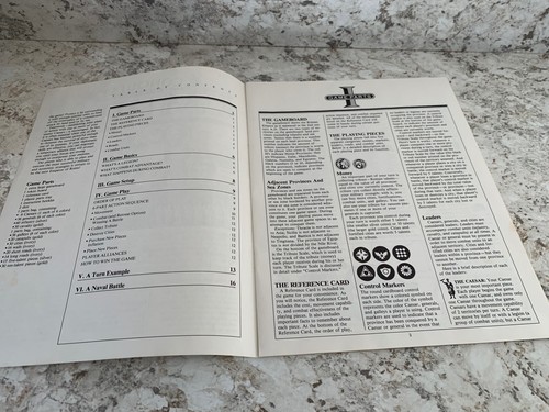 Replacement Instructions & Reference Conquest of the Empire Milton Bradley 1984 - Picture 2 of 5