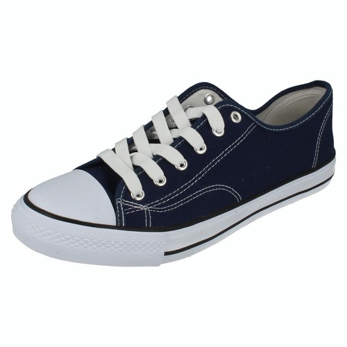 Hombres A2R187 Por Spot On Zapatillas de Lona con Cordones Precio de Venta - Picture 19 of 27