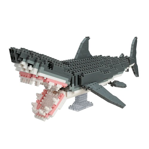 Nanoblock NBM-027 DX Great White Shark - Picture 2 of 4