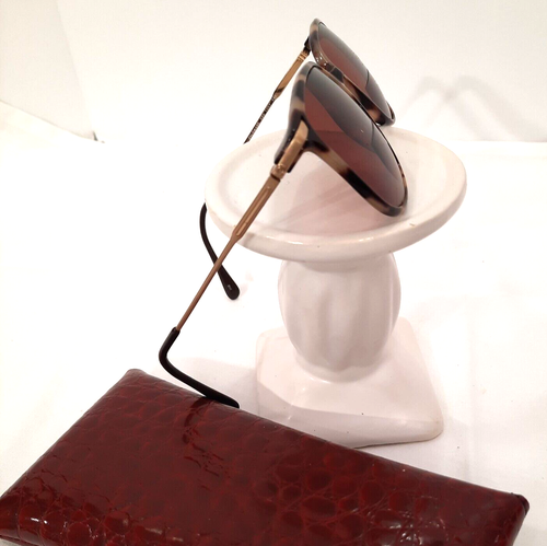 Vintage Tortoise Stetson Zyloware 090 Polyware eyeglass sunglasses FRAMES ONLY - Picture 5 of 8