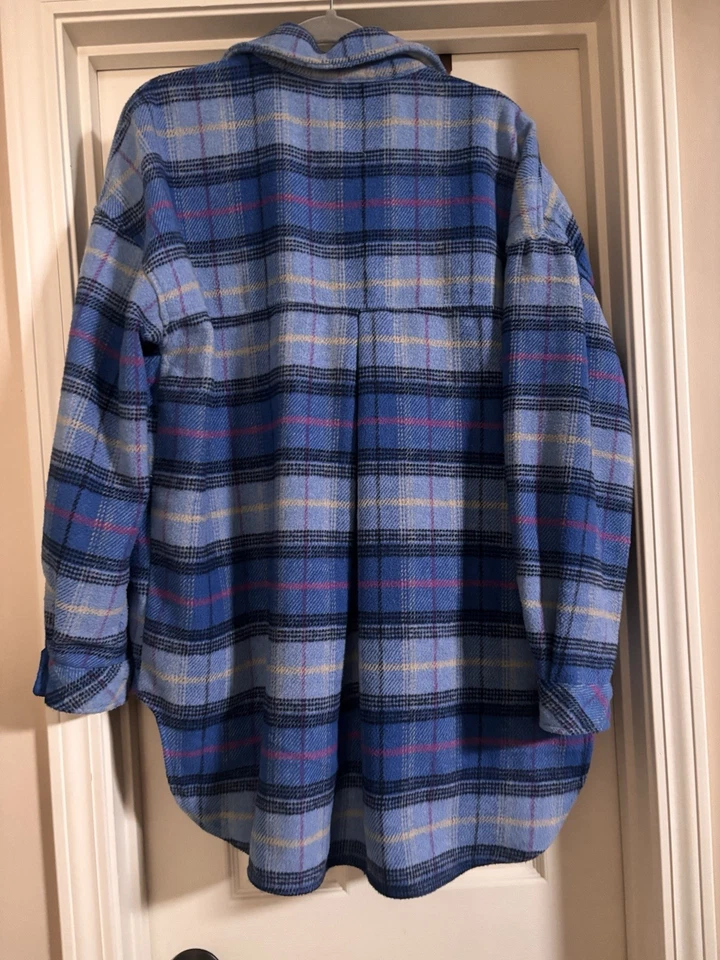 So Goods For Life Junior Синие Мультиклетчатые Негабаритные Шакеты - Размеры L/XL - Изображение 2 из 4