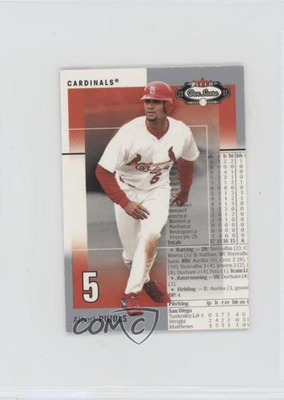 #ad 2003 Fleer Box Score Classic Miniatures Albert Pujols #17CM 0os7 $2.55