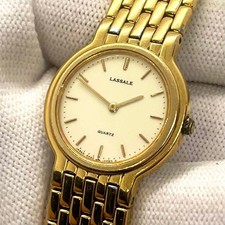 Orologio antico uomo SEIKO funzionante Lasalle bracciale oro
