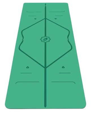New Liforme Classic Yoga Mat Non Slip Alignment -  4.2mm - w/ Tags - Green