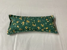 Hot Cold Therapy Rice Bag Pack Freeze Microwave Handmade Green Yellow Flowers