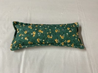 Hot Cold Therapy Rice Bag Pack Freeze Microwave Handmade Green Yellow Flowers