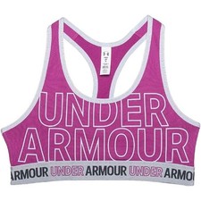 NWT Under Armour Girls Wordmark Sports Bra sz YLG