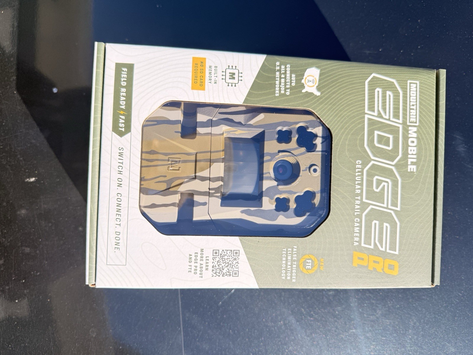 Edge Pro Cellular Trail Camera - Auto Connect, Nationwide Coverage, False Triger