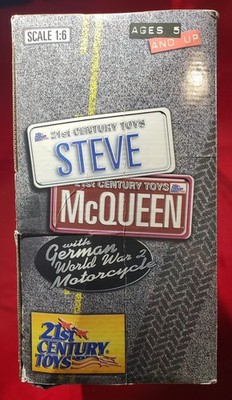 21st Century Toys Steve McQueen German WWII Motorcycle Great