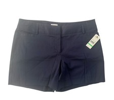 NWT Laundry By Shelli Segal Navy Blue Shorts Size 8 Preppy 5858