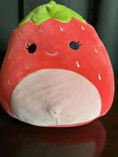 Kellytoy Squishmallow 8" Scarlet Strawberry Plushy toy pillow