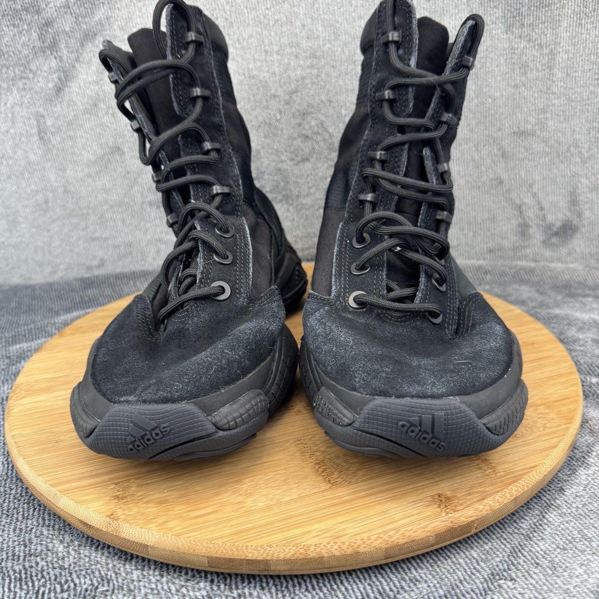 Adidas Yeezy Tactical Boots Mens Size 8.5 Black High Top Lace Up