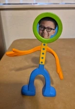 90’s CBS Designs 1999 Vintage Flexo Buddies Boy Photo Frame Bendable Figure