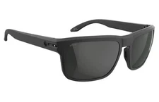 Spy Optic REGION XL Sunglasses - MATTE Black / HAPPY Gray Green BLACK MIRROR NEW