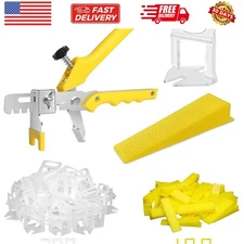 Tile Leveling System with Tile Plier - 300-Piece Tile Spacers Clips and 100-P...